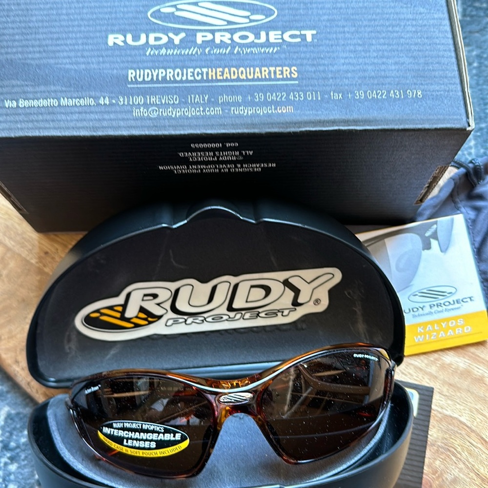 Rudy Project men’s sunglasses - New! Wizaard- Demi turtle w/ action brown lens